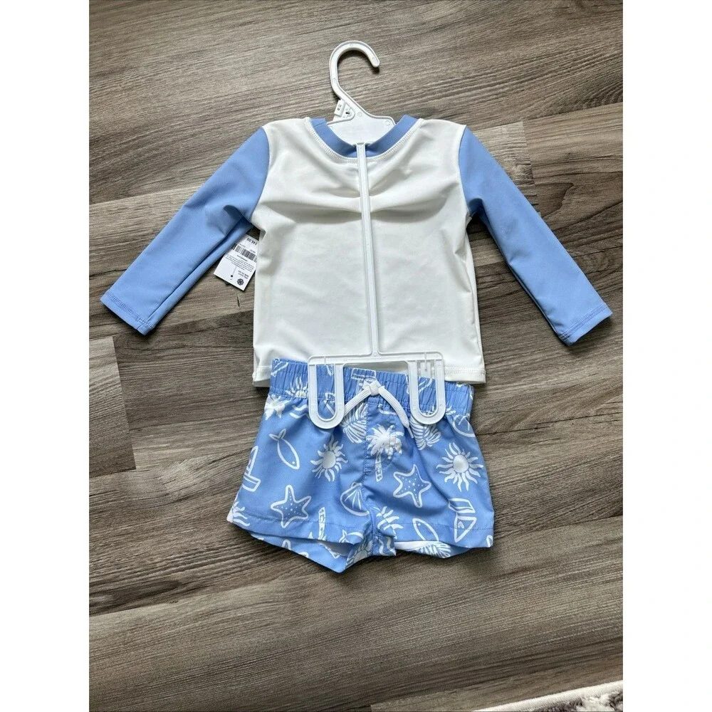 NWT Carters OskKosh Baby Boy 12 Months 6 Piece Summer Bundle